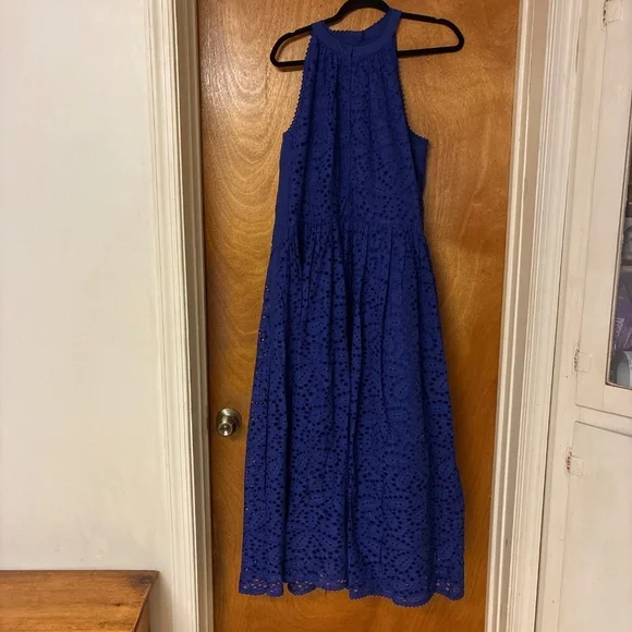 ME+EM NWT Lace Flower Bespoke Broderie Maci Halter Dress - Picture 2 of 7